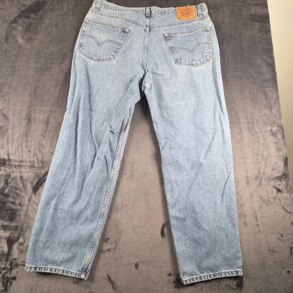 Levi's 560 Relaxed Fit Jeans Mens 42x30 Light Wash Denim Tapered Leg